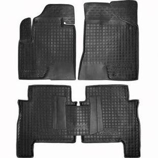 Коврики в салон для Hyundai Santa Fe 2006-2010 /5мест/черный, кт - 4шт 11164 Avto-Gumm