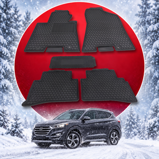 Hyundai Tucson c 2015 Оригінальні килимки HAVOC гумові в салон повний комплект