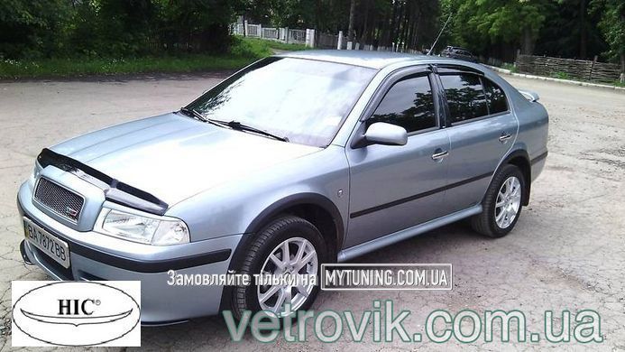 Дефлекторы Hic накладные Skoda Octavia A4 Tour 1996-2005 HB | Ветровики на скотче HIC SK04