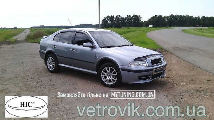 Дефлекторы Hic накладные Skoda Octavia A4 Tour 1996-2005 HB | Ветровики на скотче HIC SK04