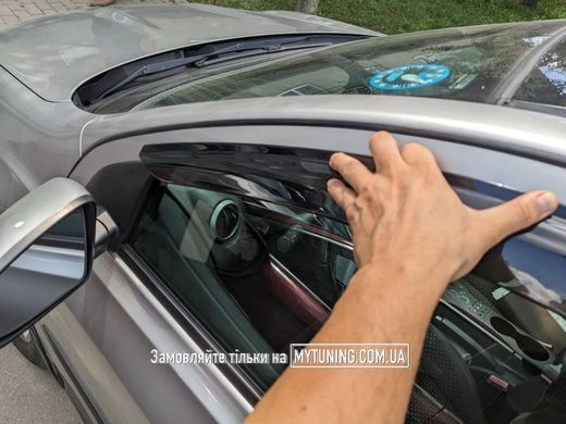 Дефлектори Havoc накладні Nissan Qashqai 2006-2013 | Вітровики на скотчі MNiQ0613
