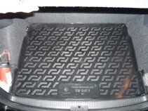 Коврик багажника на Фольксваген Гольф 5 хэтчбек с 2003-2008 резино-пластиковый 101050100