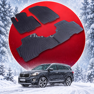 Kia Sorento з 2015 Оригінальні килимки HAVOC гумові в салон повний комплект