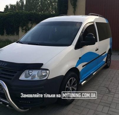 Дефлектори Volkswagen Caddy 3 2004-2020 | Ветровики на скотчі HIC VW19