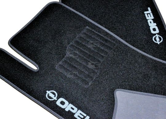 Коврики в салон ворсовые для Opel Vectra B (1995-2002) /Чёрные, кт. 5шт BLCCR1455