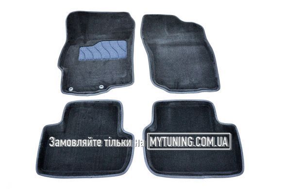 Коврики в салон 3D для Mitsubishi Lancer X 2007- /Черные 5шт 82162