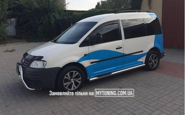 Дефлекторы боковых окон Volkswagen Caddy 3 2004-2020 | Ветровики на скотче HIC VW19