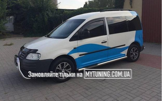 Дефлектори Volkswagen Caddy 3 2004-2020 | Ветровики на скотчі HIC VW19