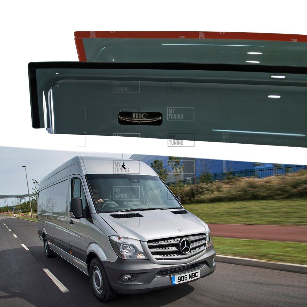 Ветровики на скотче Mercedes-Benz Sprinter / Volkswagen Crafter 2006-2020  HIC VW42 - Mytuning.com.ua — Автомобильные Аксессуары