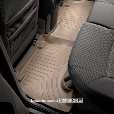Коврики в салон для Тойота Fortuner 2006-12 с бортиком бежевые задние 451003