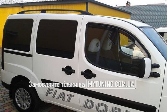 Рейлинги Fiat Doblo 2000-2010 /длинн.база /Черный /Abs