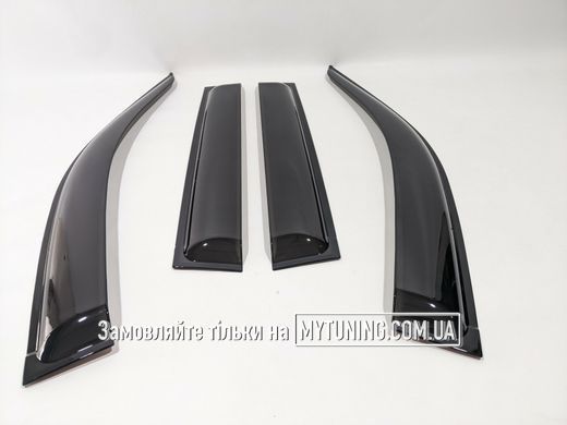 Дефлектор Havoc накладні Toyota LC 120 2003-2009 | Вітровики на скотчі MTLC1200309