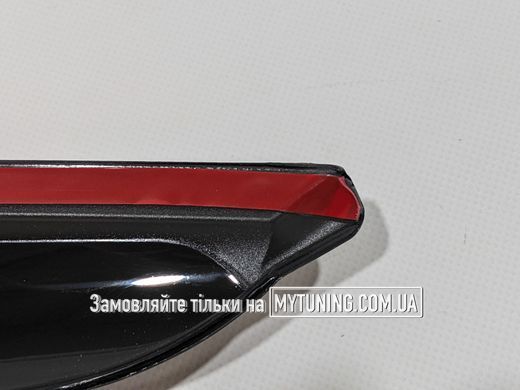 Дефлектор Havoc накладні Toyota LC 120 2003-2009 | Вітровики на скотчі MTLC1200309
