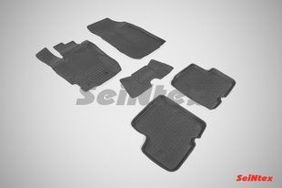 Коврики в салон для Renault Duster 2015-2018 резиновые, кт 5шт