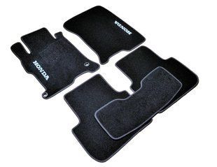 Коврики в салон ворсовые AVTM для Honda Accord (2012-) /Чёрные BLCCR1195