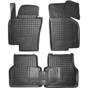 Коврики в салон для Volkswagen Tiguan 2007 - черный, кт - 4шт 11337 Avto-Gumm