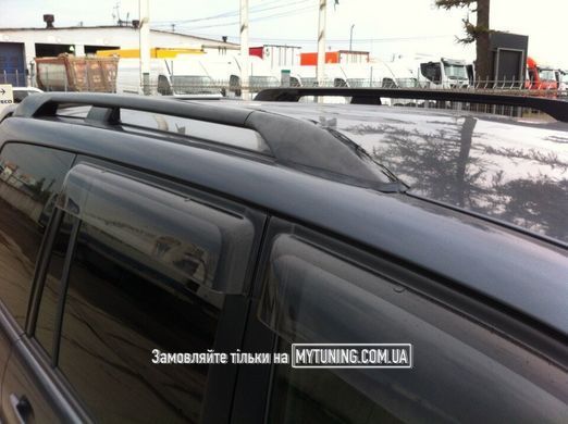 Рейлинги Toyota Land Cruiser Prado 120 (2003-2009) Черные