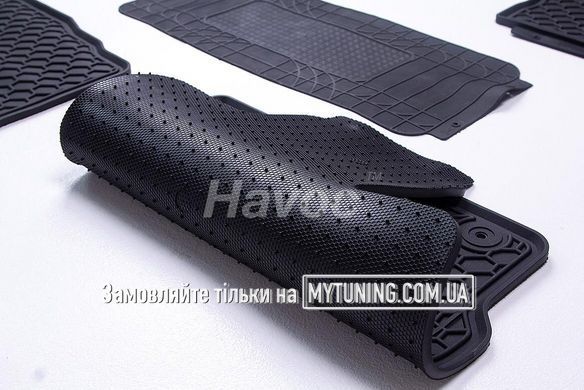 Mitsubishi Outlander c 2012 Оригінальні килимки HAVOC гумові в салон повний комплект