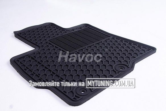Mitsubishi Outlander c 2012 Оригінальні килимки HAVOC гумові в салон повний комплект