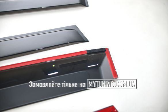 Дефлектори Вікон накладні Toyota LC Prado 150 2009-2024 | Вітровики на скотчі MTLC1500924