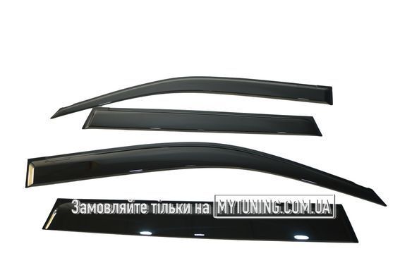 Дефлектори Вікон накладні Toyota LC Prado 150 2009-2024 | Вітровики на скотчі MTLC1500924