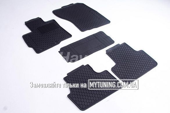Mitsubishi Outlander c 2012 Оригінальні килимки HAVOC гумові в салон повний комплект