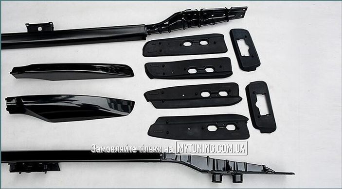 Рейлинги Toyota Land Cruiser Prado 120 (2003-2009) Черные