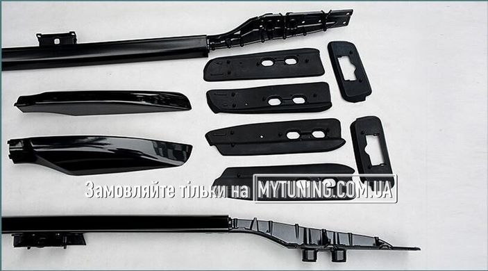 Рейлинги Toyota Land Cruiser Prado 120 (2003-2009) Черные