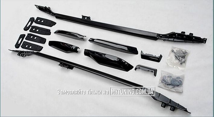 Рейлинги Toyota Land Cruiser Prado 120 (2003-2009) Черные