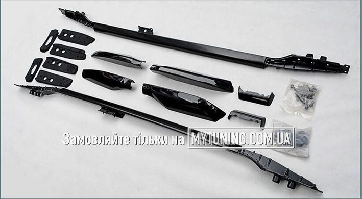 Рейлинги Toyota Land Cruiser Prado 120 (2003-2009) Черные