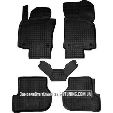 Коврики в салон для Skoda Octavia A-5 2004 -2008 черный, кт - 4шт 11293 Avto-Gumm