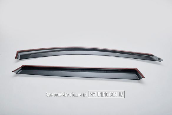 Ветровики с хромом на скотче Honda CRV 2017-2023 Havoc
