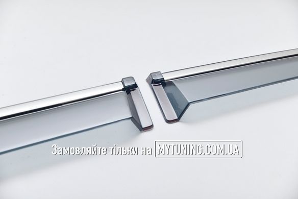Вітровики з хромом на скотчі Honda CRV 2017-2023 Havoc