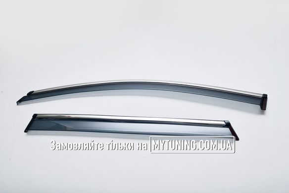 Вітровики з хромом на скотчі Honda CRV 2017-2023 Havoc