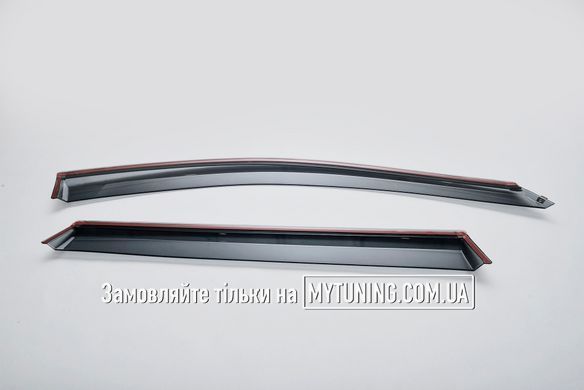 Вітровики з хромом на скотчі Honda CRV 2017-2023 Havoc