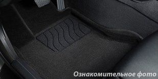 Коврики в салон 3D для Renault Duster 2015-2017 /Черные 5шт 89353