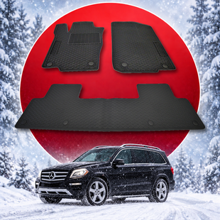 Mercedes-Benz GL 350 2009-2015 Оригінальні килимки HAVOC гумові в салон
