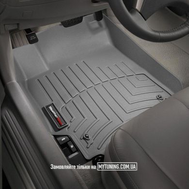 Коврики в салон для Тойота Camry 2006- с бортиком серые передние 460841