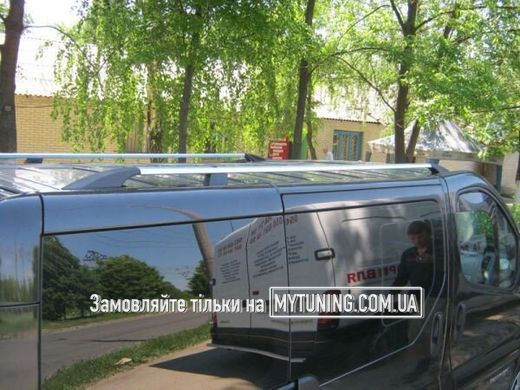 Рейлинги Renault Trafic/Opel Vivaro 2001- /коротк.база /Хром /Abs