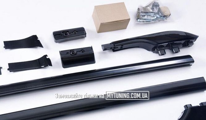 Рейлинги Toyota Land Cruiser 200 (2007-) Черные усиленные (6340160010)