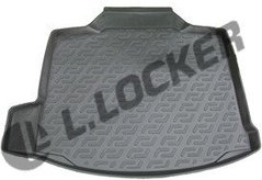 Коврик багажника на Шевроле Малибу седан с 2011-> резино-пластиковый 107120100