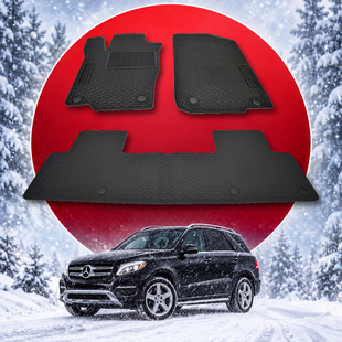 Mercedes-Benz GLE W166 350 2011-2018 Оригінальні килимки HAVOC гумові в салон