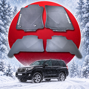 Toyota Land Cruiser 150 c 2009 Оригинальные коврики HAVOC резиновые в салон полный комплект