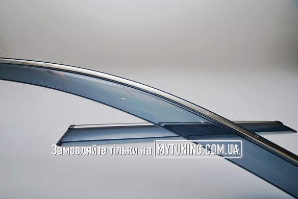 Вітровики з хромом на скотчі Touareg 2010-2018 Havoc