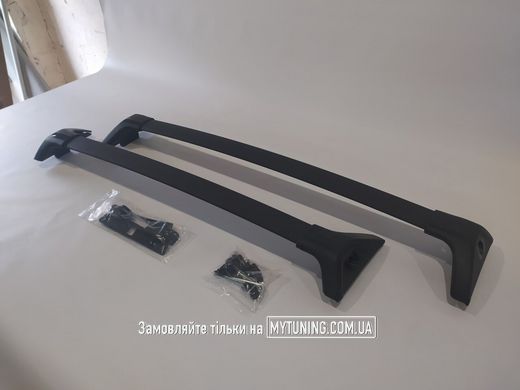 Поперечки Toyota Rav4 2019 2020 2021 2022 2023 на рейлинги черные матовые Havoc