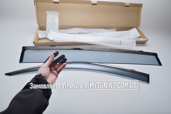 Вітровики з хромом на скотчі Touareg 2018 2019 2020 2021 2022 2023 Havoc