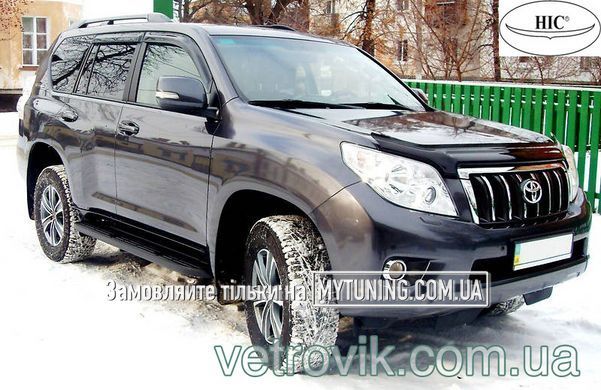 Дефлектори Hic накладні Toyota Land Cruiser Prado 150 2010-2022 | Вітровики на скотчі HIC T103