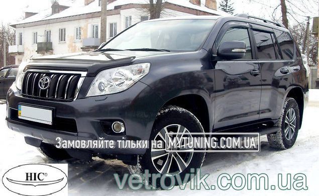Дефлектори Hic накладні Toyota Land Cruiser Prado 150 2010-2022 | Вітровики на скотчі HIC T103