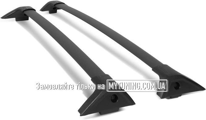 Поперечки Toyota Rav4 2019 2020 2021 2022 2023 на рейлінги чорні матові Havoc