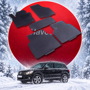 VW Tiguan з 2007 по 2016 Оригінальні килимки HAVOC гумові в салон повний комплект